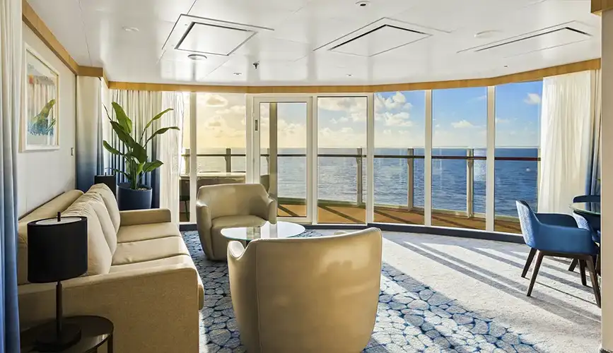 Cabina con balcone